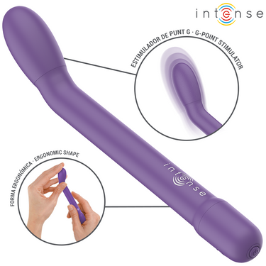 Stimolatore Punto G Viola Intense Fun, Elegante e Ricaricabile